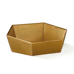 SCAT. VASSOIO ESAG. SKIN ORO 29X23X85