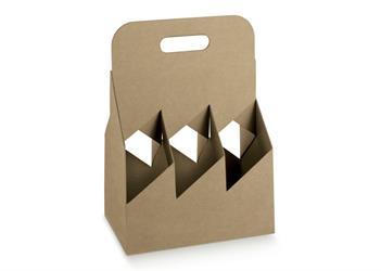 SCAT. CESTO 6 BOTTIGLIE AVANA 27X18X35