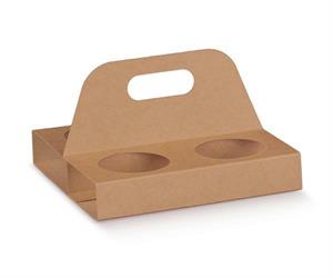 PORTA 4 COFFE AVANA CON MANICO 155X130X25