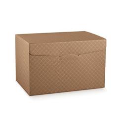 SCAT. SEGRETO MATELASSE' CUOIO 400X280X250