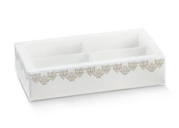 SCAT. QUADRETTO+FAS.+INS. 145X75X35 CHANT.BIANCO