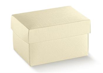 SCAT. FONDO+COP.  SETA  AVORIO 16,5X16,5X11