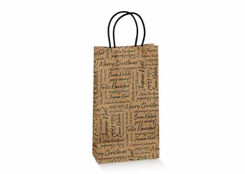 SHOPPER 2 BOTTIGLIE 19X9X38 WORDS AVANA C.SEPAR.