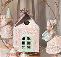 SCAT. CASETTA C.CORDINO  245X245X15 PINK LITTLE HOUSE