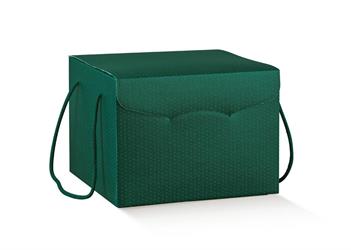 SCAT. SEGRETO C/CORDINO SPOT VERDE 21X21X21 KG.1ALTO