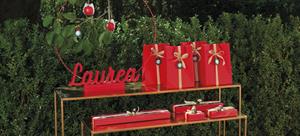 SCAT. QUADRETTO DIVISORI GOLD+ROSSO 24X5X3