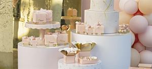 SCAT. FLEUR 5X5X5 LINO CIPRIA GOLD