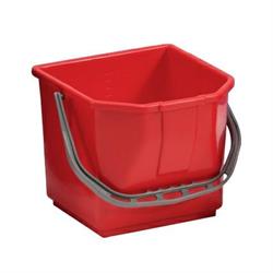 SECCHIO IN MOPLEN LT.15 PER CARRELLO ROSSO