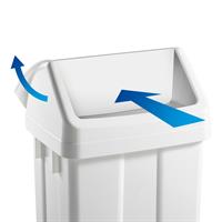 PATTUMIERA MAX COPERCHIO BASCULANTE LT. 50 BIANCO***