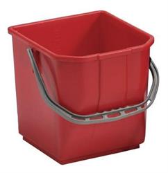 SECCHIO IN MOPLEN LT.25 PER CARRELLO ROSSO