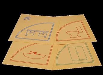 PANNO PVA PERFO PICTOGRAM  35X40