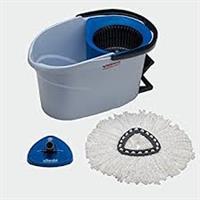 SECCHIO ULTRASPIN KIT   C/PEDALE E MOP MICROFIBRA VILEDA