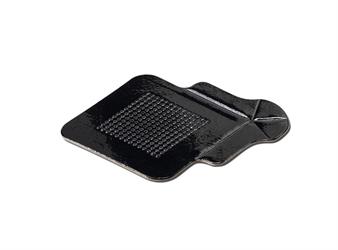 PIATTINO QUADRATO NERO  FENICE MM.80X80 MONOPORZIONE