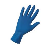 GUANTI HI-RISKS PRO BLU' PZ.50 SMALL S/POLVERE