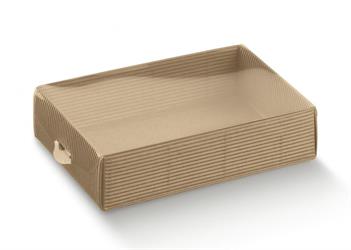 SCATOLA DOLCEZZA ONDA   AVANA 20X15X3,5   ****