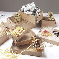 SCATOLA DOLCEZZA ONDA   AVANA 20X15X3,5   ****