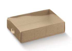 SCATOLA DOLCEZZA ONDA   AVANA 20X15X3,5   ****