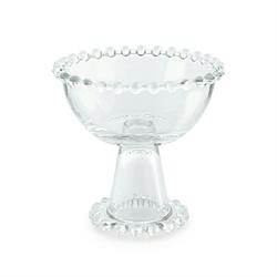 ALZATINA VETRO C.PERLE  VETRO D.15 H.15