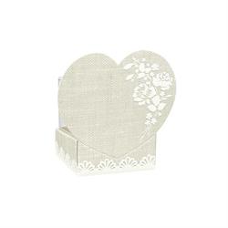 SCAT. CUORE ROSE TORTORA CESTELLO 4X4X6