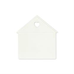 CARTONCINO CASA NOTES   WHITE 15X16