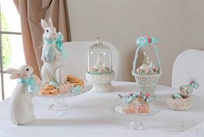 CONIGLIO BIANCO CON UOVO H.25