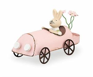 CONIGLIO CON MACCHINA LATTA PINK CM.17