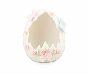 UOVO CONTENITORE PORCEL. DEC.FIORI PINK D.12