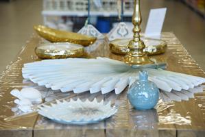 DECORO PARETE FOGLIA ESOTIK CM.91