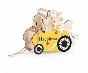 MACCHINA CONTENITORE IN LEGNO HAPPINESS CM.27