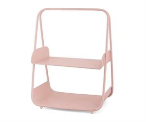 DISPLAY METALLO ROSA 2  PIANI 30X23X40 H.