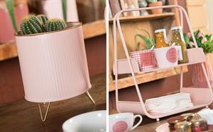 DISPLAY METALLO ROSA 2  PIANI 30X23X40 H.