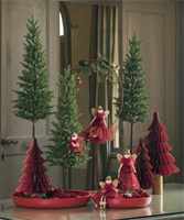 VASSOIO FLOCCATO BORDEAUX DIAM.40