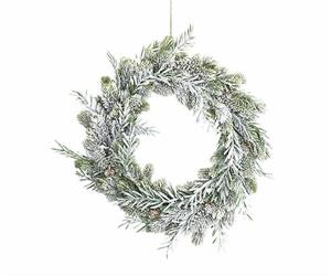 CORONA PVC INNEVATA CON PIGNE DIAM. 50