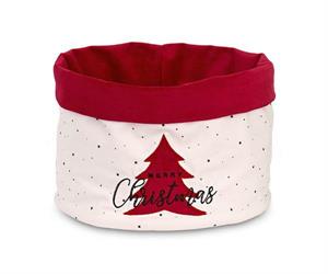 CESTINO IN TESSUTO MERRY CHRISTMAS CM.24X20 H.