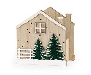 CASETTA CONTENITORE IN  LEGNO CM.14X9X15 H.