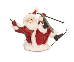 BABBO NATALE SCIATORE   CM.22X25X16 H.