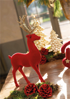 RENNA FLOCCATA CM.18X30 H. ROSSA