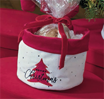 SACCOCCIO TESSUTO MERRY CHRISTMAS CM.25X30 H.