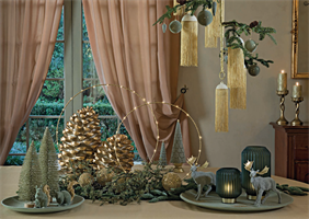 PIGNA MAXI ORO IN RESINA CM.27X25X28 H.