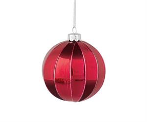 SFERA IN VETRO DIAM. 80 PZ. 1 BORDEAUX