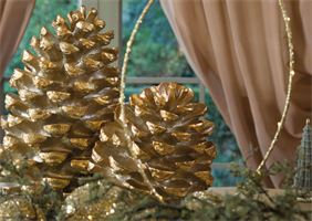 PIGNA MAXI ORO IN RESINA CM.30X29X44 H.