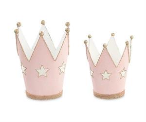 CORONA PORTA T-LIGHT    DIAM.9,5X11 H. ROSA