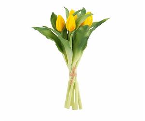 BUSH 7 TULIPANI YELLOW  CM.28