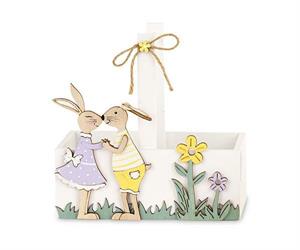 CASSETTA LEGNO CON MANICO CONIGLIETTI CM.15