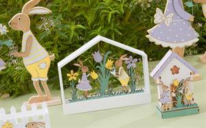 CASSETTA LEGNO STECCIONATA E CONIGLI PZ.2