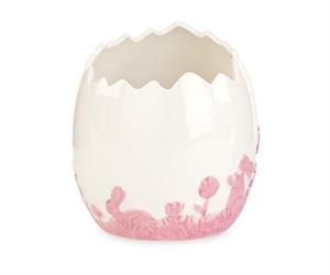 CONTENITORE MEZZO UOVO C.CONIGLI ROSA D.11