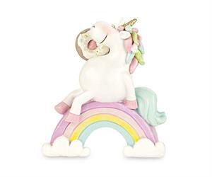 UNICORNO SU ARCOBALENO  CM.12 H.14