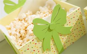 SET 3 CESTINI IN LEGNO  CON FIOCCO