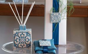 DIFFUSORE H.70 BLU CON  SCATOLA