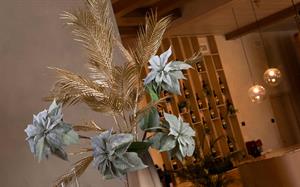 STELLA NATALE IN VELLUTO CM.70 MENTA